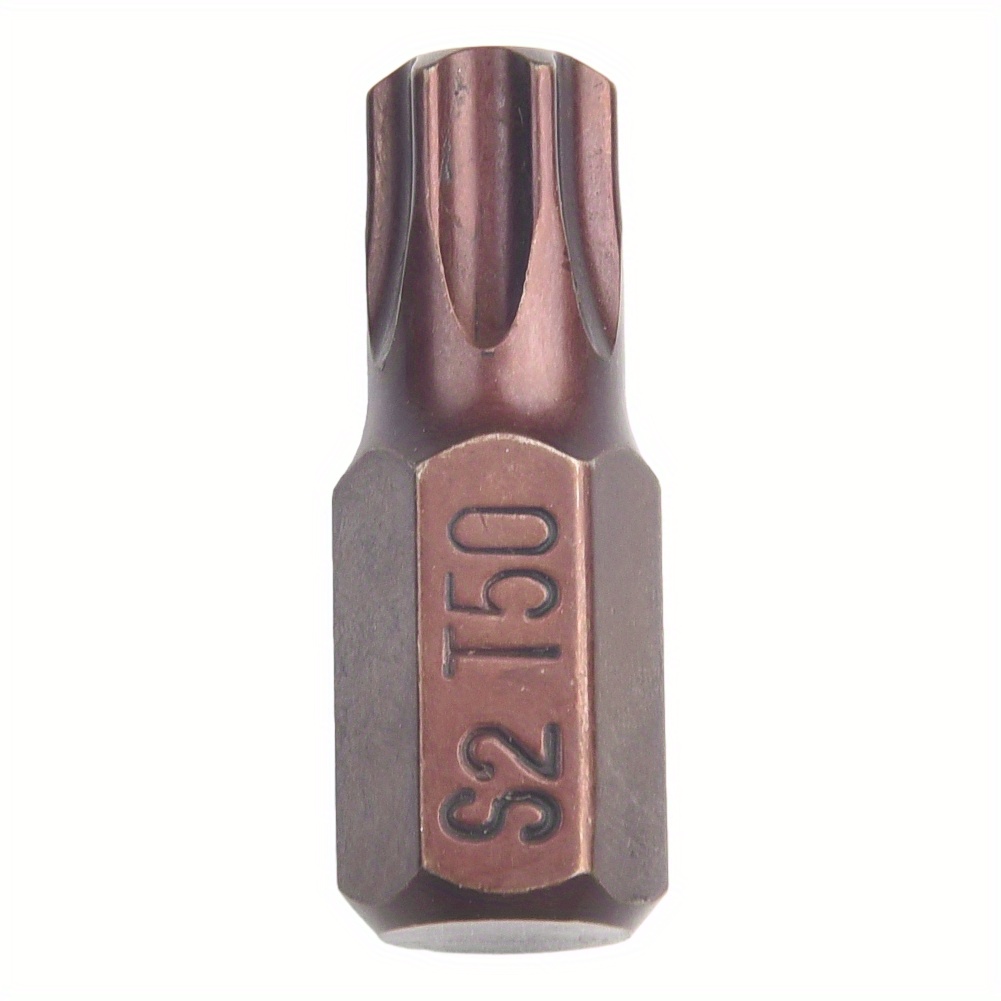 Image of 1pc 30mm Torx Screwdriver Bit 10mm Shank Magnetic Batch Head T20 T25 T30 T40 T45 T50 T55 For Electric Wrench Socket Bit