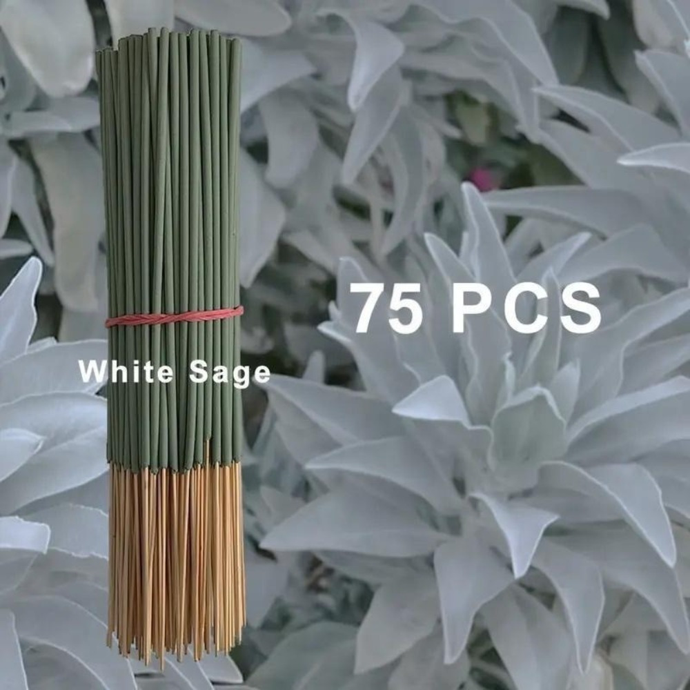 TEMU 25pcs 75-inch Sticks, 8.66-inch For Yoga Meditation, Long- Scent, Yoga Incense, Meditation Incense, , Minimalist Aesthetic, Handcrafted, ,