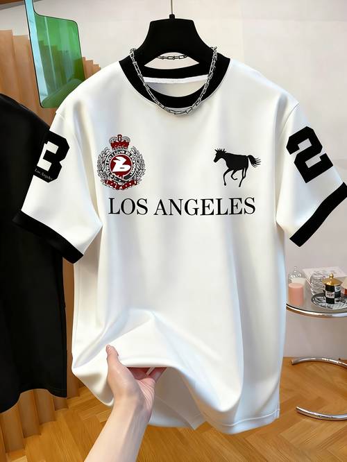 mens casual t shirt pattern print daily casual mens t shirt street fashion athletic wear breathable comfortable fabric best gift for size