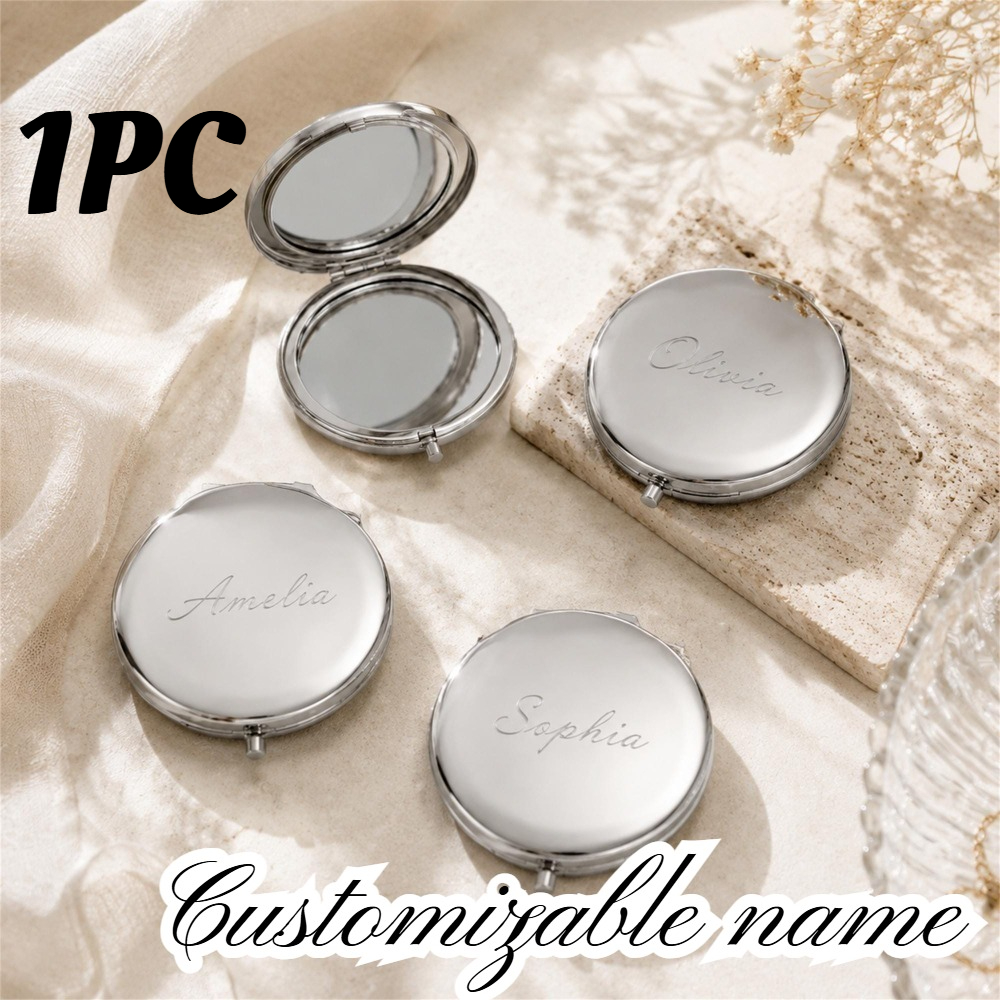 TEMU de poche compact personnalisé avec nom, de poche gravé sur mesure, de Cosmétique de poche, cadeau de demoiselle d', cadeaux de demande en