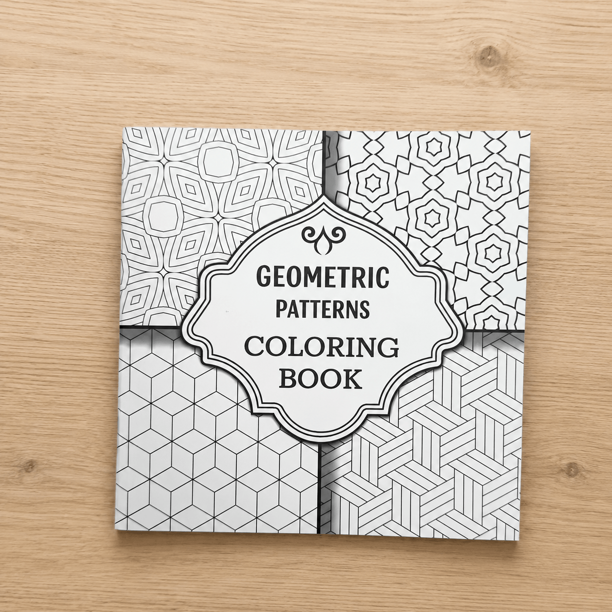 TEMU 28-page Adult Coloring Book Suitable For Stress & Mindfulness - Mandala Patterns With Intricate Line Art, Geometric Shapes, Coloring Pages For