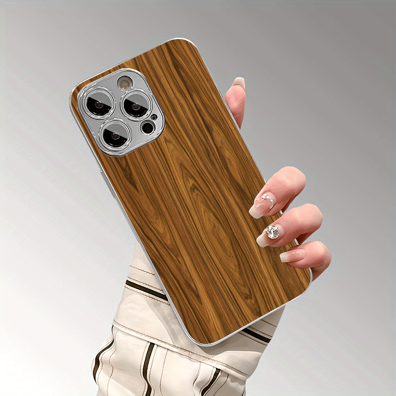 TEMU Phone Case: New Walnut Texture Protective Case, Suitable For Iphone 17, 17 Pro, 17 Air, 17 Pro Max/16, 15, 14, 13, 12/iphone 16, 15, 14, 13,