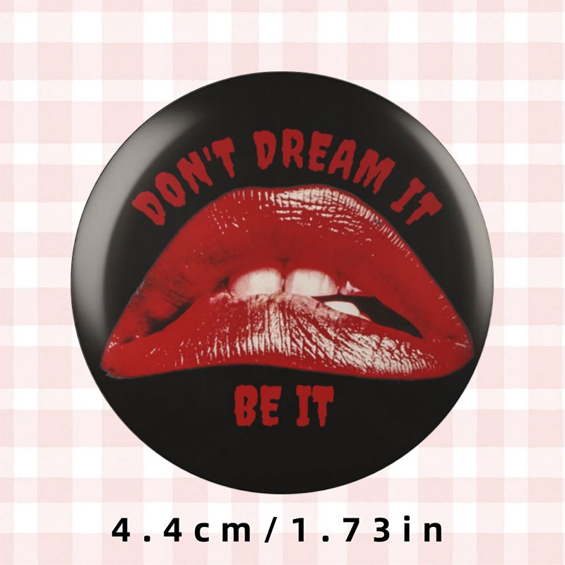 TEMU La dernière broche de sécurité abstraite créative et tendance, avec un design bidimensionnel, convient aux badges et aux cadeaux d'accessoires.