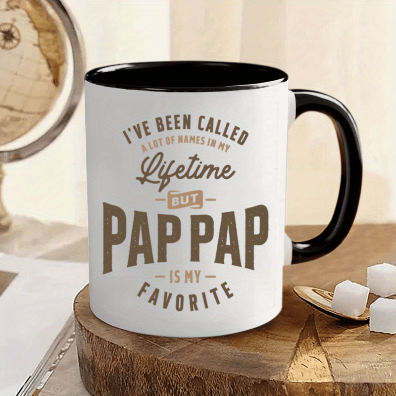 1pc 11oz   is   ceramic coffee mug ideal gift for grandfathers dishwasher safe reusable   family   and birthdays details 0