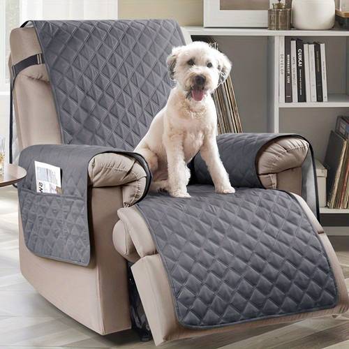 recliner chair covers non slip cover pet covers for dogs with elastic straps pockets diamond quilted washable furniture protective cover home decoration