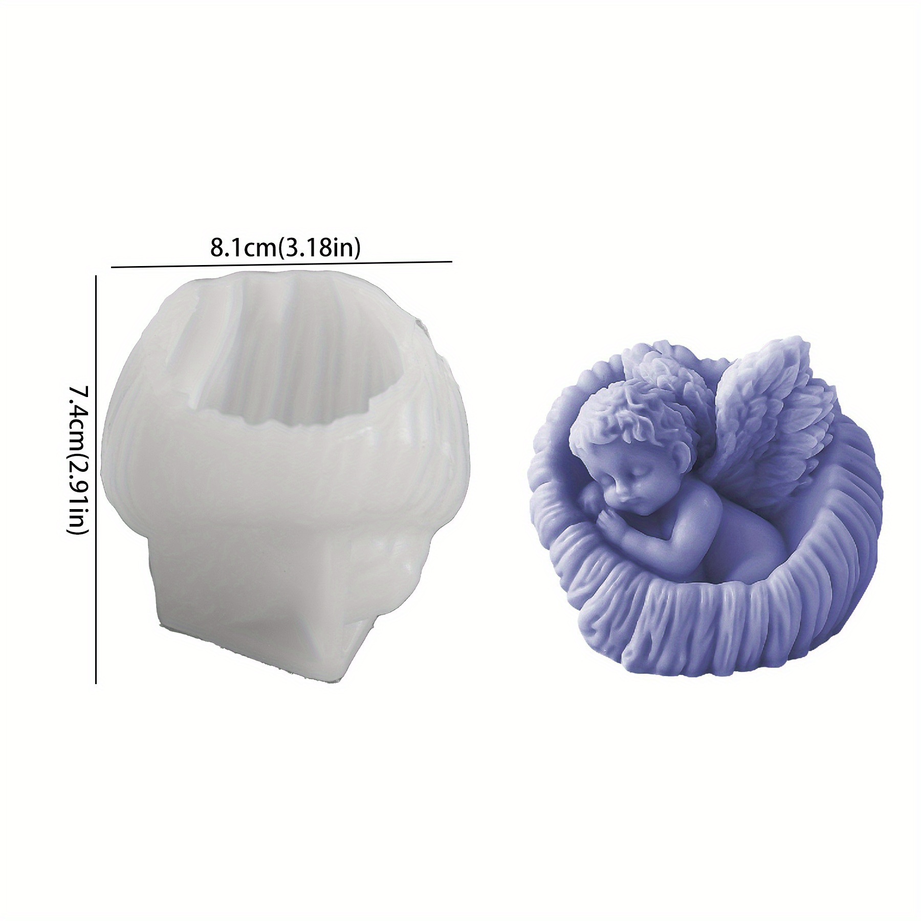 Image of Diy Resin Silicone Mold Suitable For Diy Enthusiasts - & Shapes With Seashell & Figure For Candles, Plaster Crafts, Resin Ornaments, Wax/plaster Casting, Handmade Gifts For, Holiday, Irregular Shape