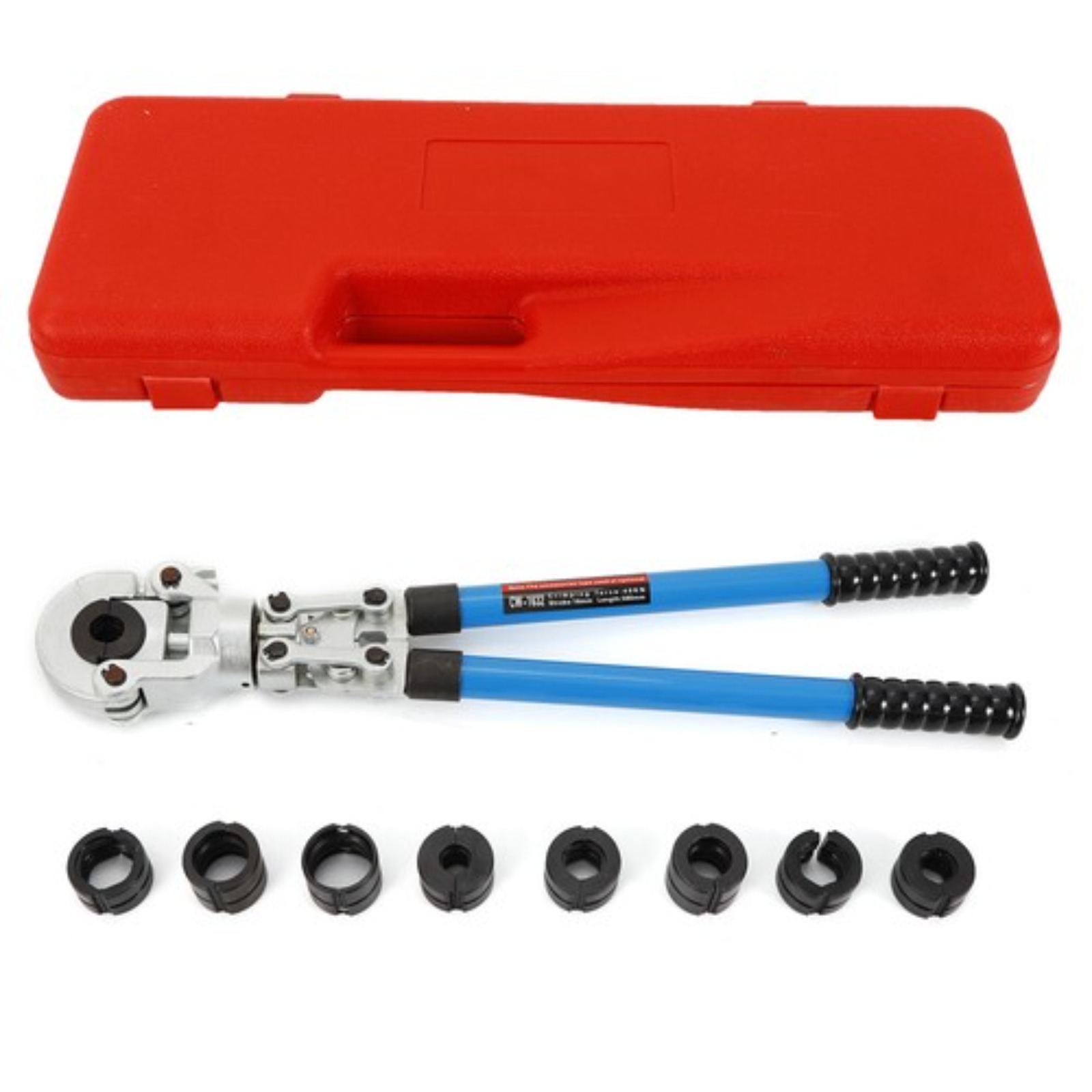 Hand Press Crimping Tool V12-28mm + Th16-32mm For Composite And Copper Pipes, Featuring A Pipe Crimper For Plumbing Fittings With 9 Jaws