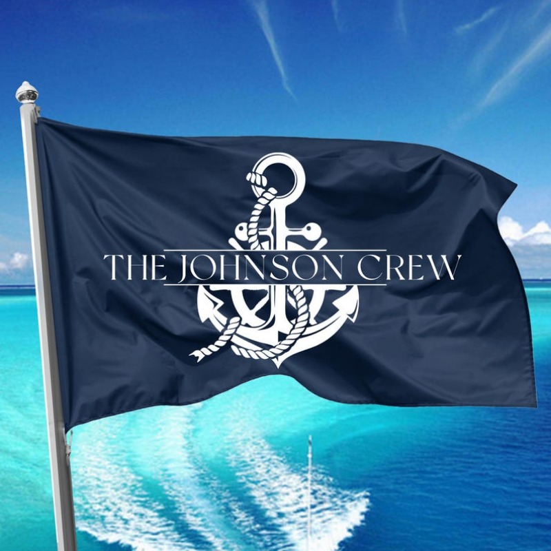 Custom Sailing Flag for Yacht or Dock