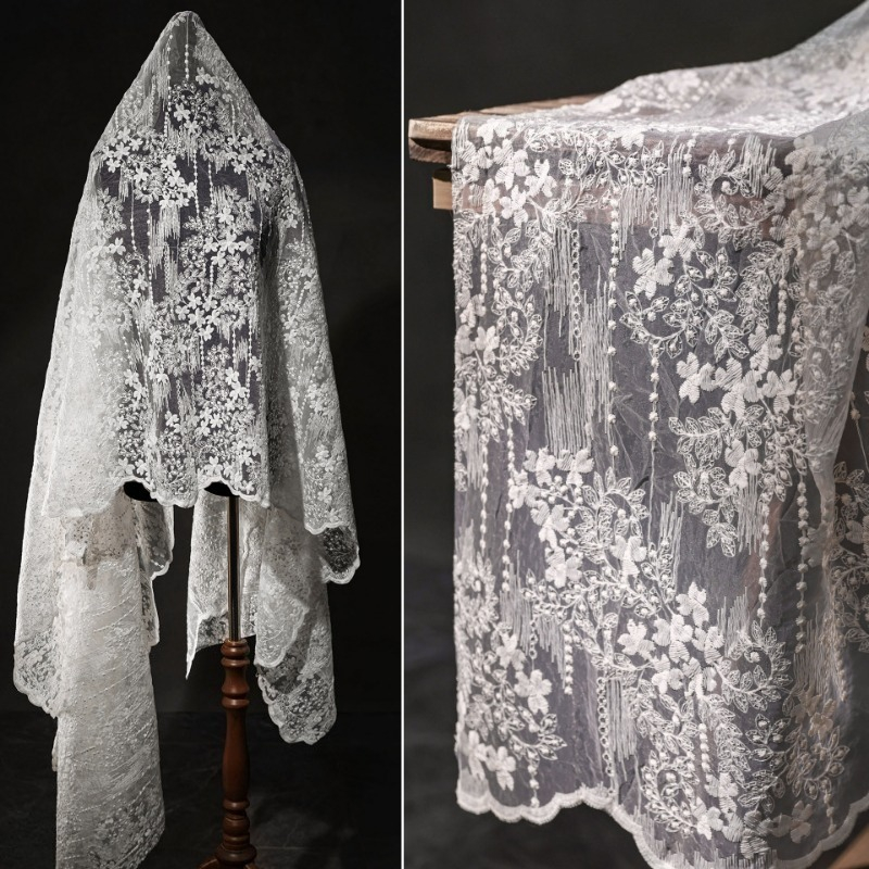 lace fabric sold on Temu Canada