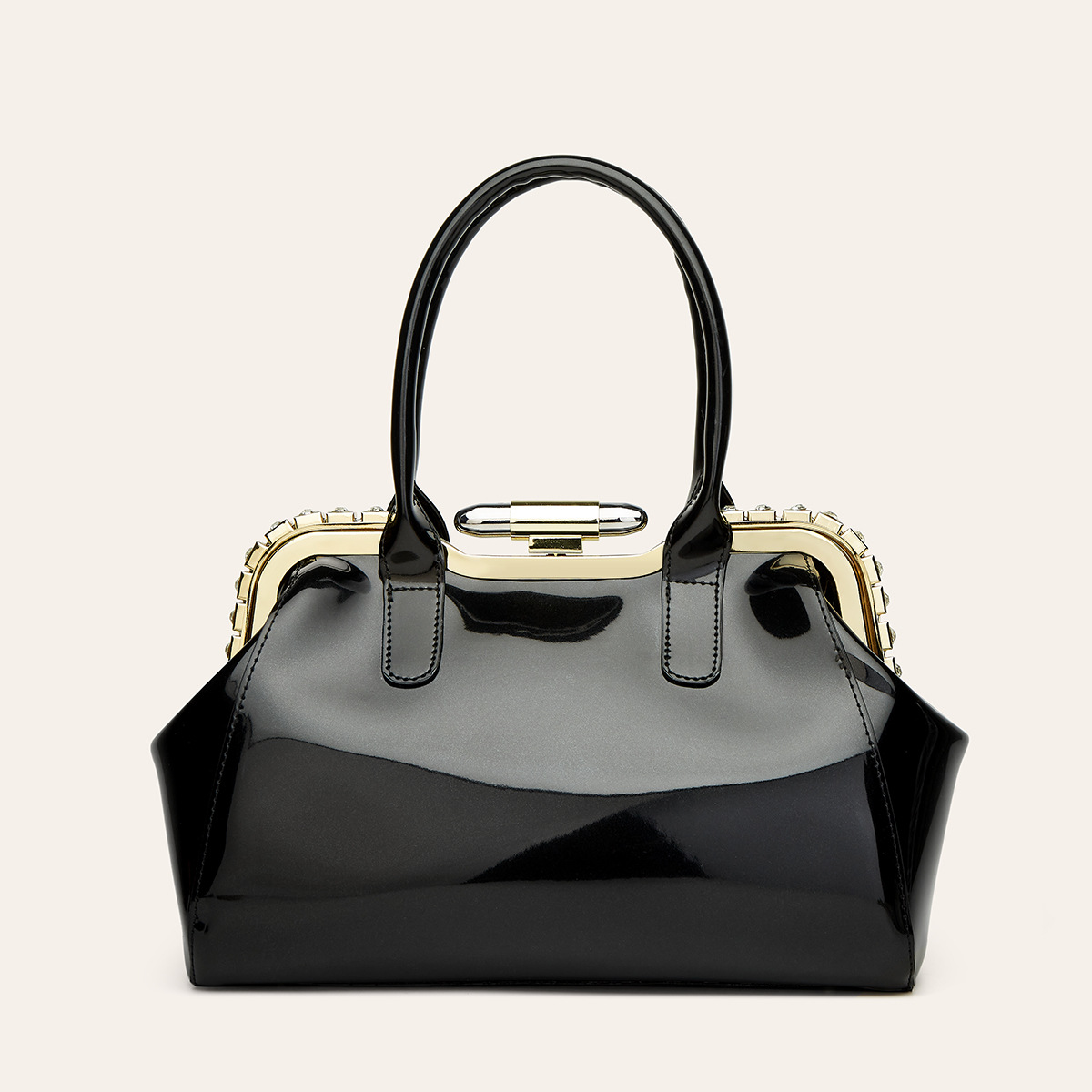 Image of Ins Luxury Patent Handbag, High-end Texture Banquet Bag, Casual Shoulder Crossbody Women', Versatile Shoulder Crossbody Handbag