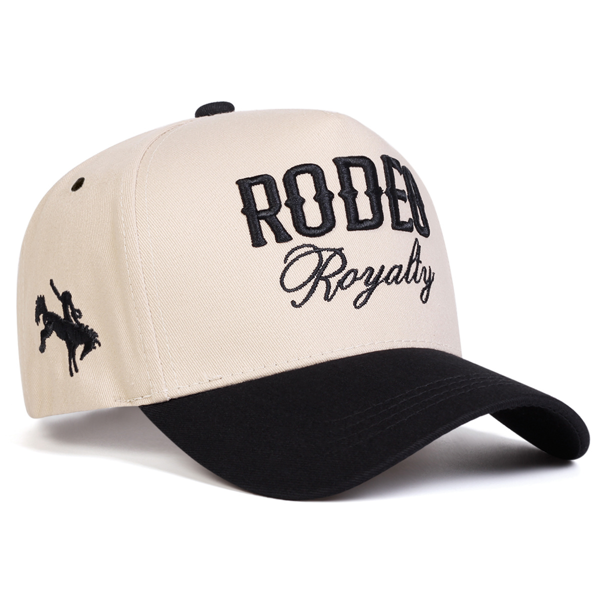 TEMU 1 Men's Rodeo Royalty Baseball Fashion Five-panel Hat Outdoor Adjustable Fashion Casual Hat Suitable For Spring And Autumn Travel Seaside Party