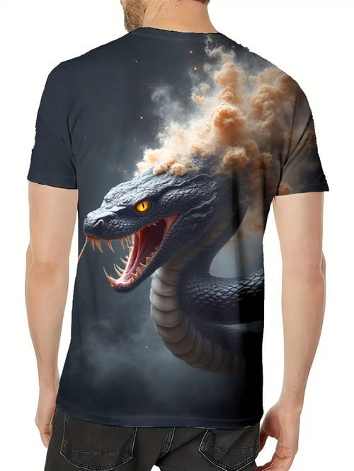 mens plus size black t shirt short sleeve round neck style top slightly stretchy fabric suitable for adult mens fashion summer wear and year round wear