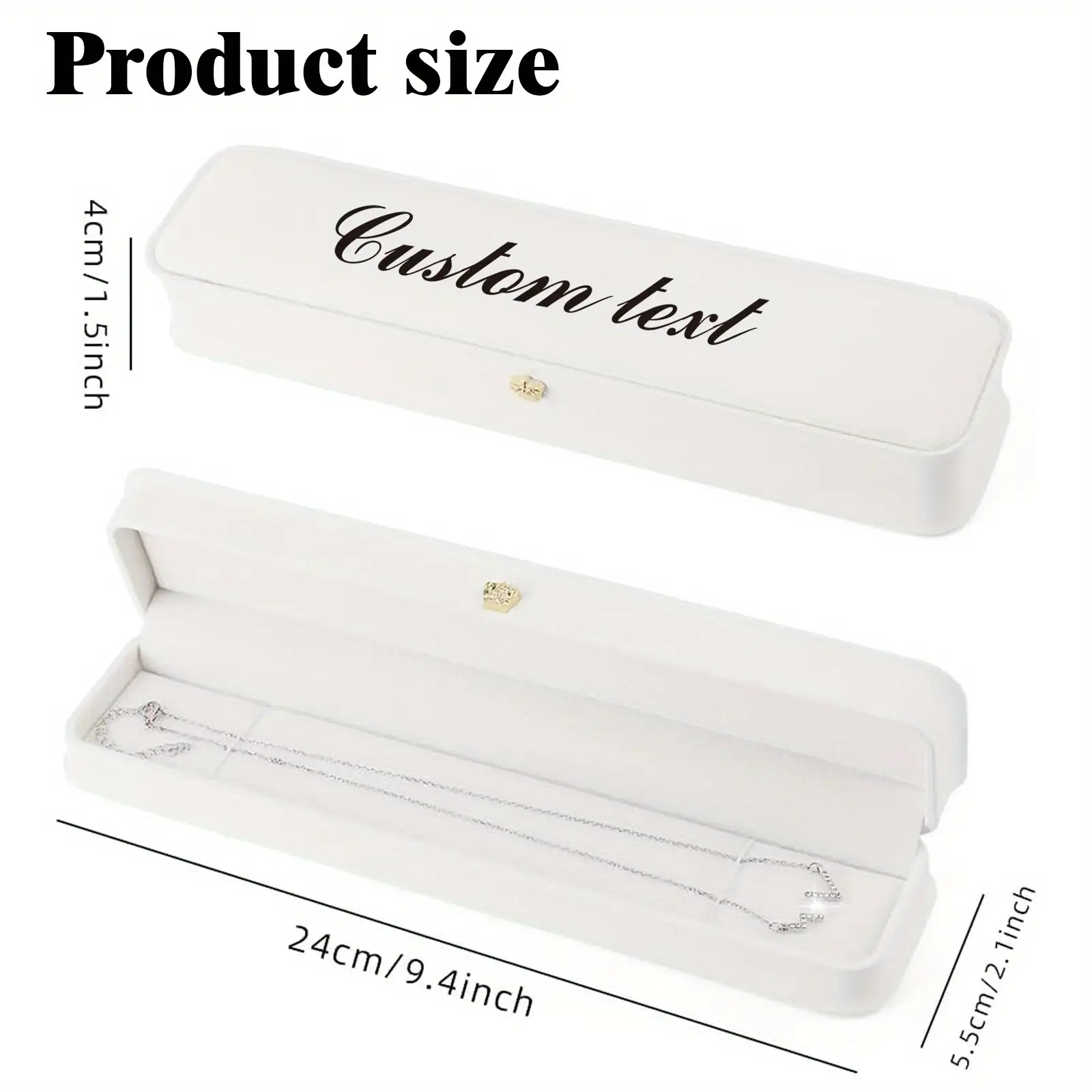 Personalized Necklace and Bracelet Storage Case, Jewelry Box