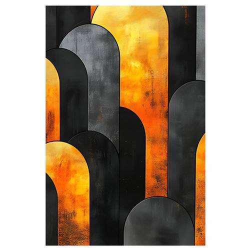 poza articolului tablou abstract 2d plat, 1 buc., poster abstract imprimat pentru living, dormitor, birou, decor de perete fără ramă, calitate superioară, cadoul perfect