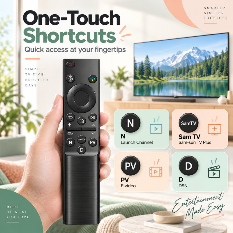 Universal Remote Control for Samsung Smart TVs