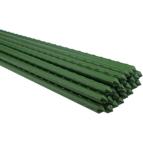 25pcs garden stakes of 48inches sturdy metal plant stakes tomato stakes support supports for potted plants