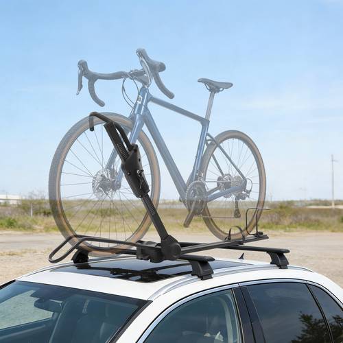 svart cykelställ, justerbart cykelställ, 75-98cm/29-38in, cykelställ i aluminiumlegering för biltak, för montering på bilar, suvs, etc