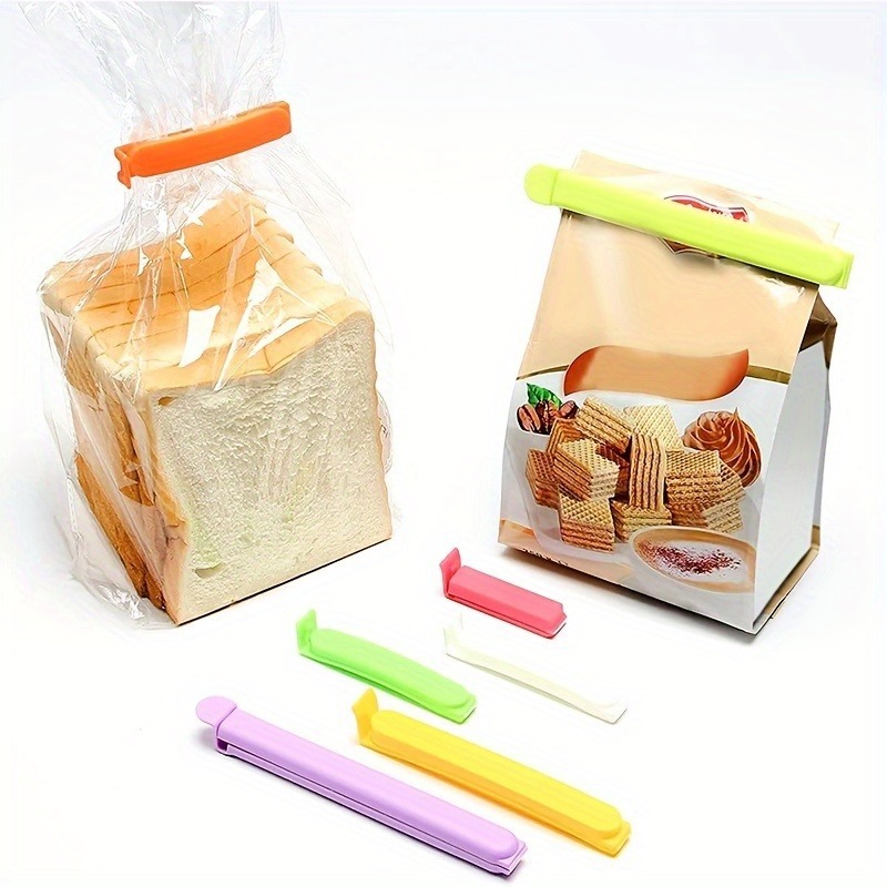 3pcs silicone food bag sealing clips moisture proof and dust proof reusable suitable for   snack packaging bags large size kitchen storage accessories Product details 4