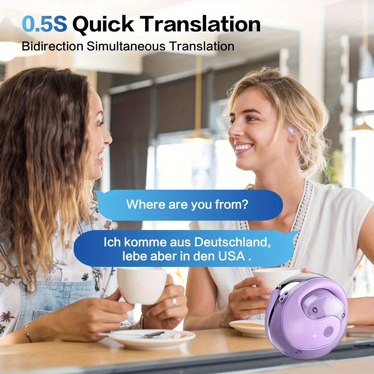 Translation earbuds image 2