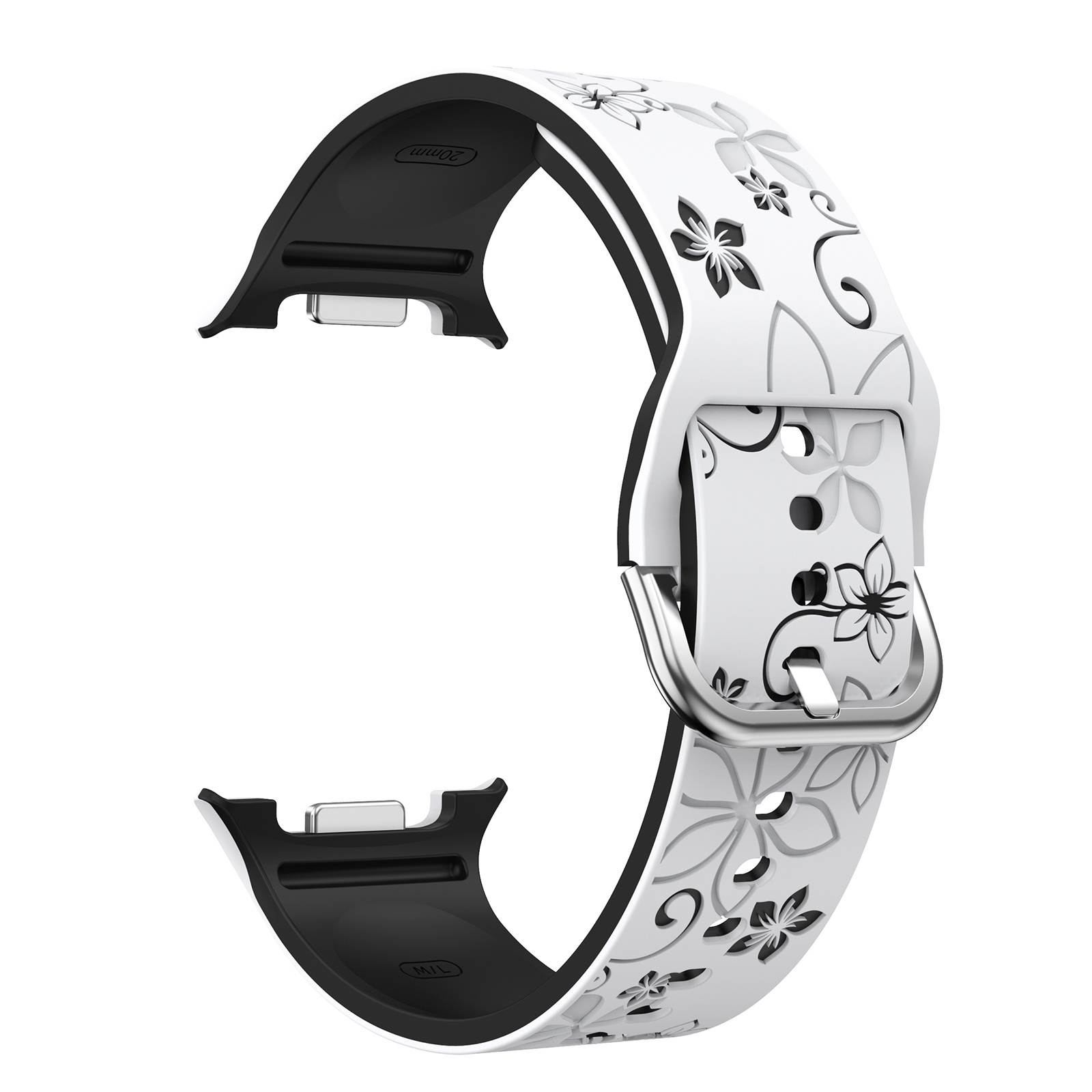 Image of Suitable For Galaxy Watch8/9 40mm 44mm, Engraved Strap For Watch8 Classic, Engraved Watch Band, And Remove, Breathable And Sweat-wicking For Sports, For Men And Women