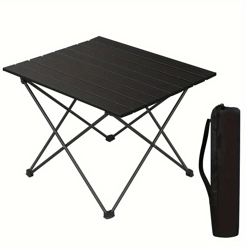 Image of Outdoor Stool, Foldable Outdoor Camping Table With Storage Bag, Outdoor Leisure Camping And Hiking Supplies, Outdoor Furniture, Great Equipment Gift