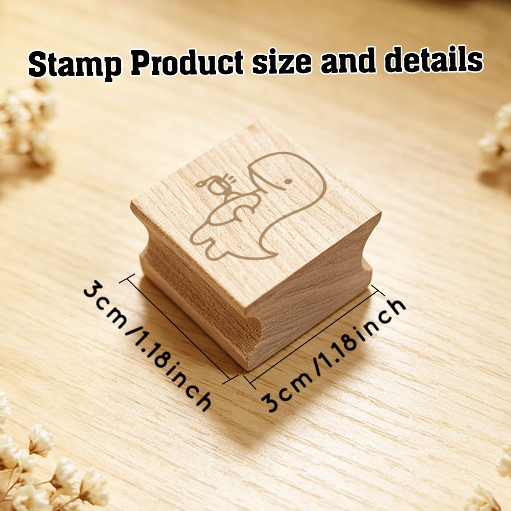 DIY Wooden Stamp for Journaling and Crafts