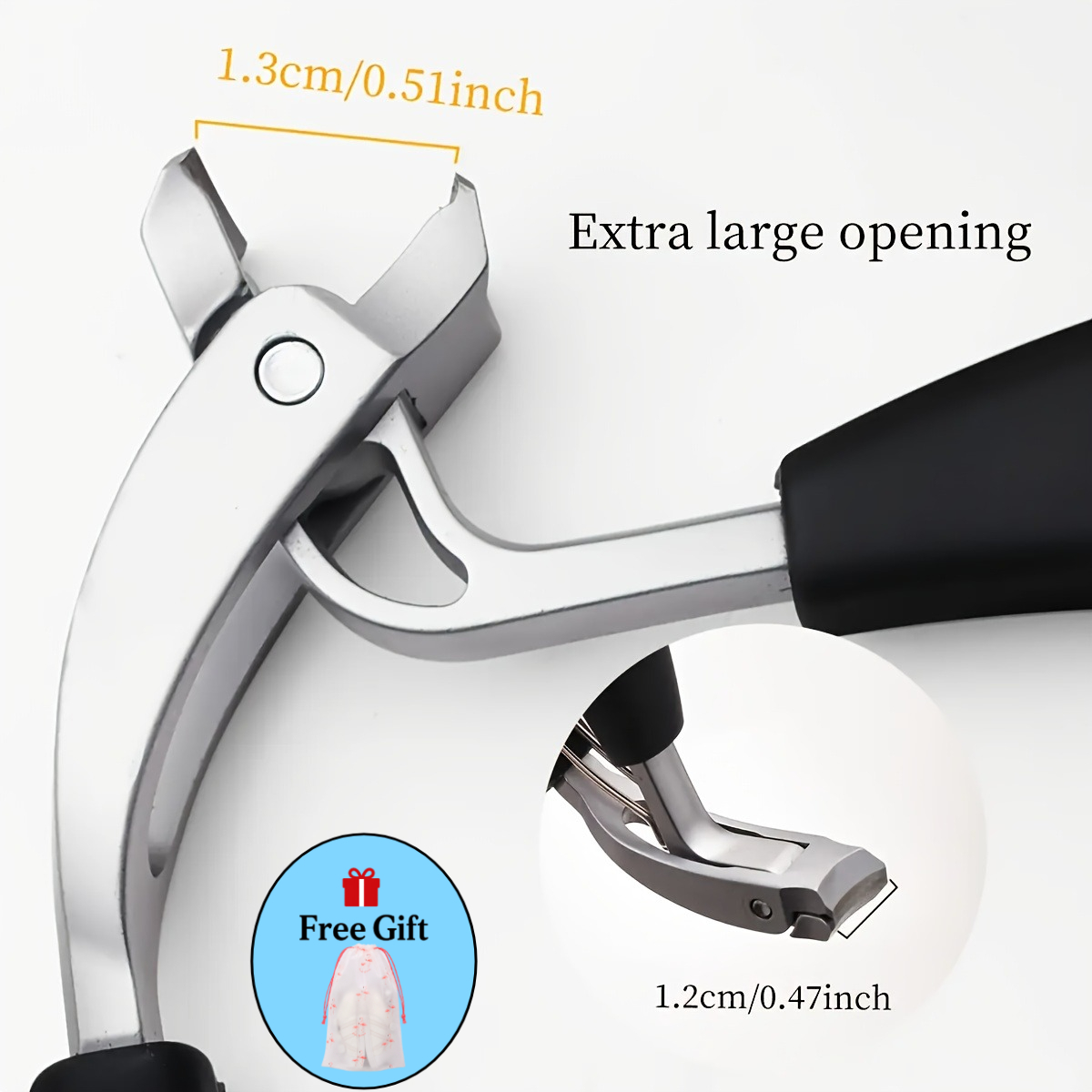 2pcs Nail Clipper Set with Flamingo Pouch