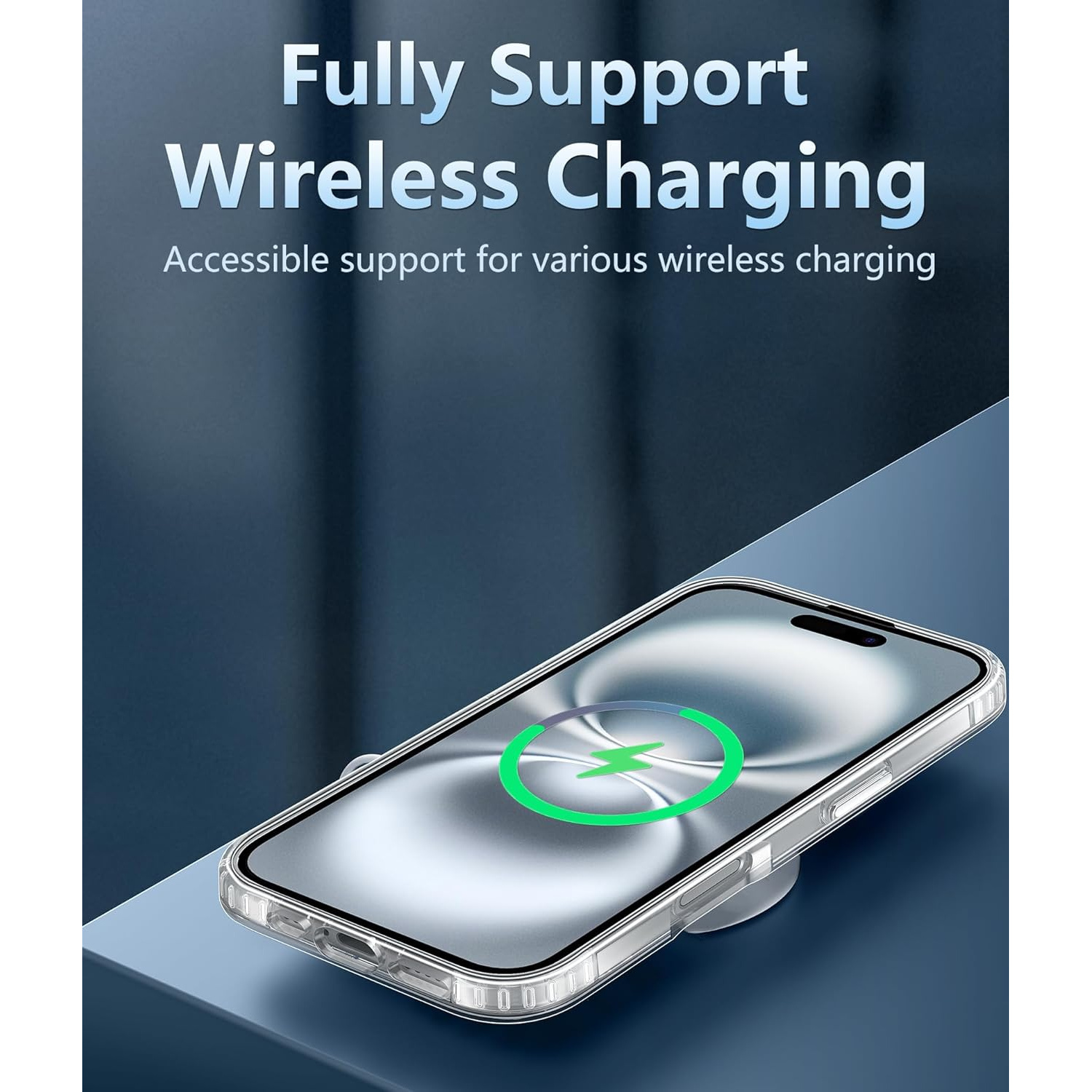 for iPhone 16/15/14/13/12/11 Case: Clear Magnetic Drop Protection Anti-Yellowing Slim Case - Rugged Shockproof Protective Transparent Cell Phone Cover (Clear) - Image 7