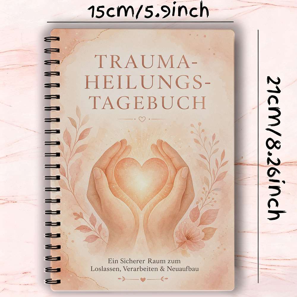 Image of Germany-version Mental For Trauma And Ptsd Recovery Self Care Ner With Prompts For Women Men Daily Emotional Diary Reflection Mindfulness Relax Gifts Set
