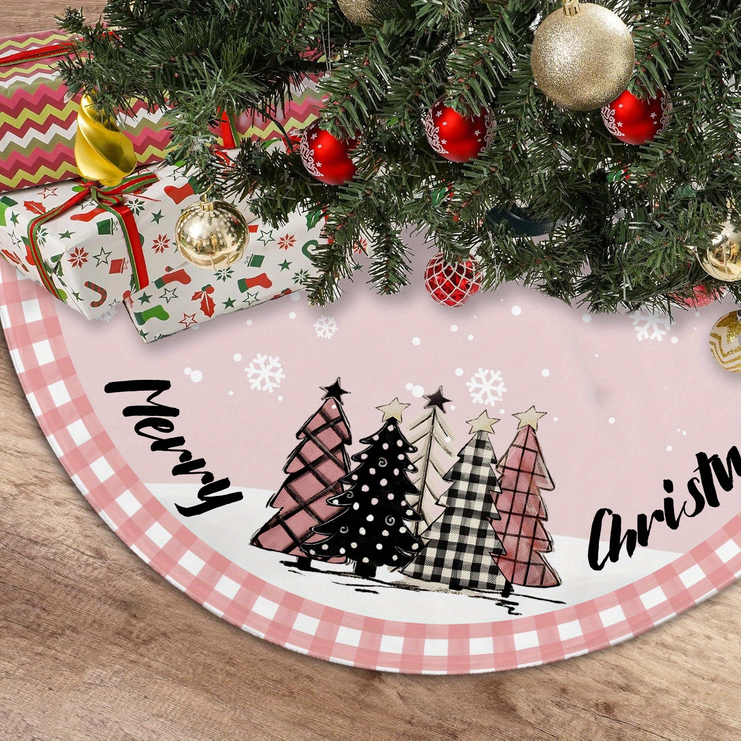 

Christmas 48 - Polyester Christmas Mat Decoration And For