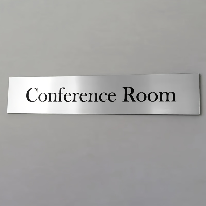 TEMU Custom Stainless Steel Wall Signs, Office Logos, Personalized Door Plates, Business Cards, Home Decor, Easter, Renovation Gifts