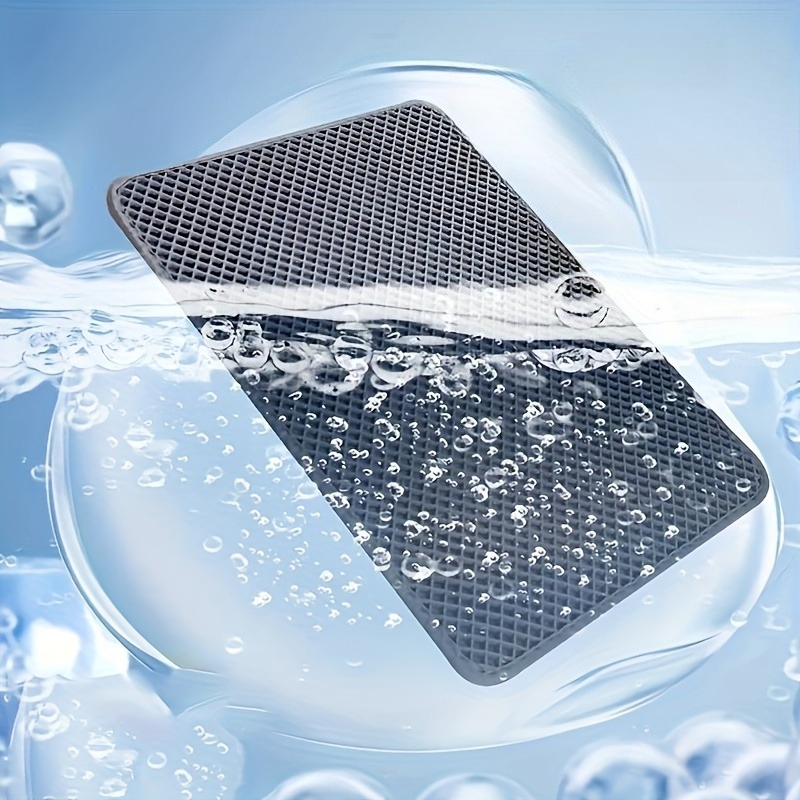 1 tapis de litière pour chat double couche grande taille anti-fuite | Durable et facile à nettoyer, idéal pour les litières, cadeau parfait pour les propriétaires de chats