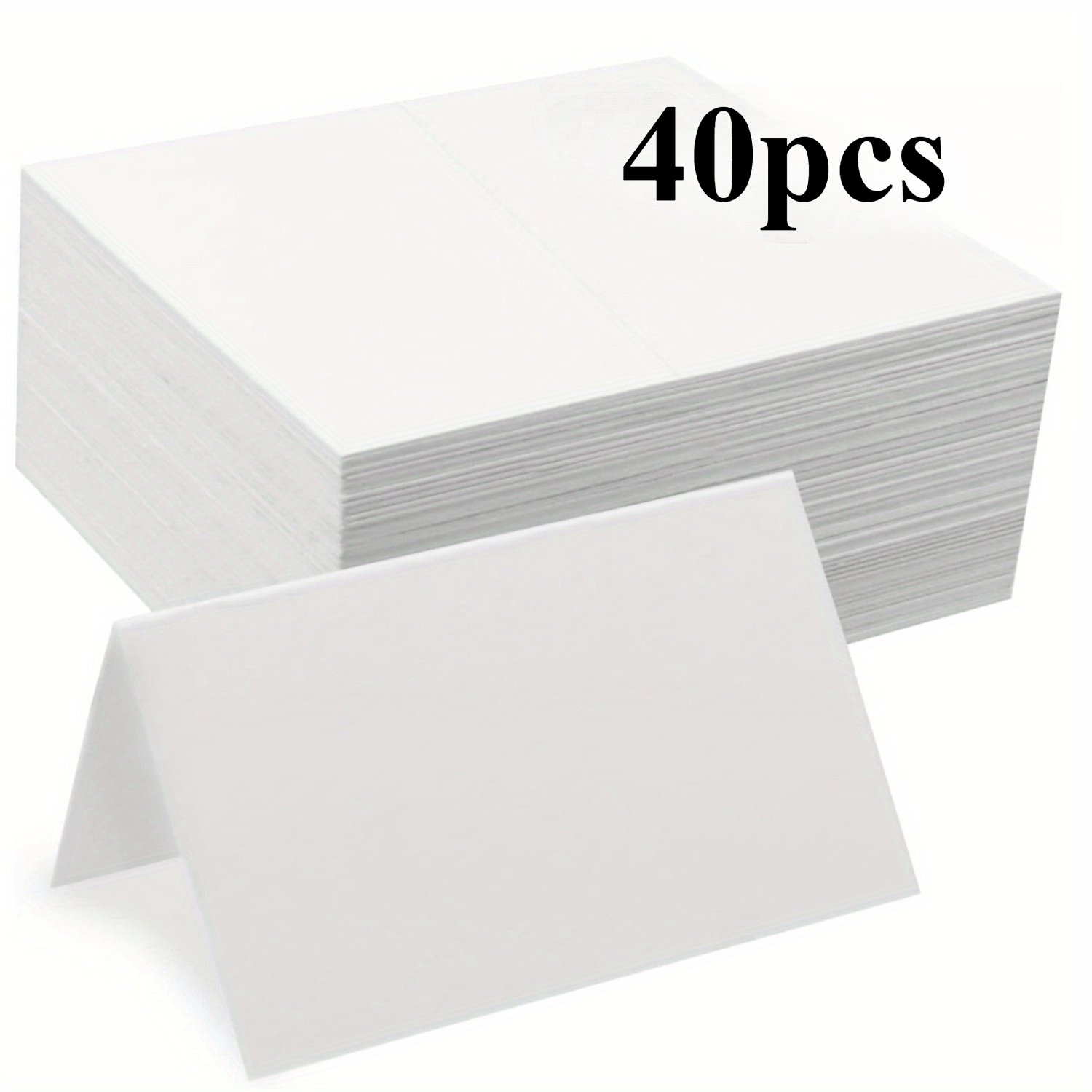 TEMU 40/80pcs Cards, Banquet Cards, Companion Cards, Wedding Name Cards And Table Cards For Dinner Parties - Paper Material