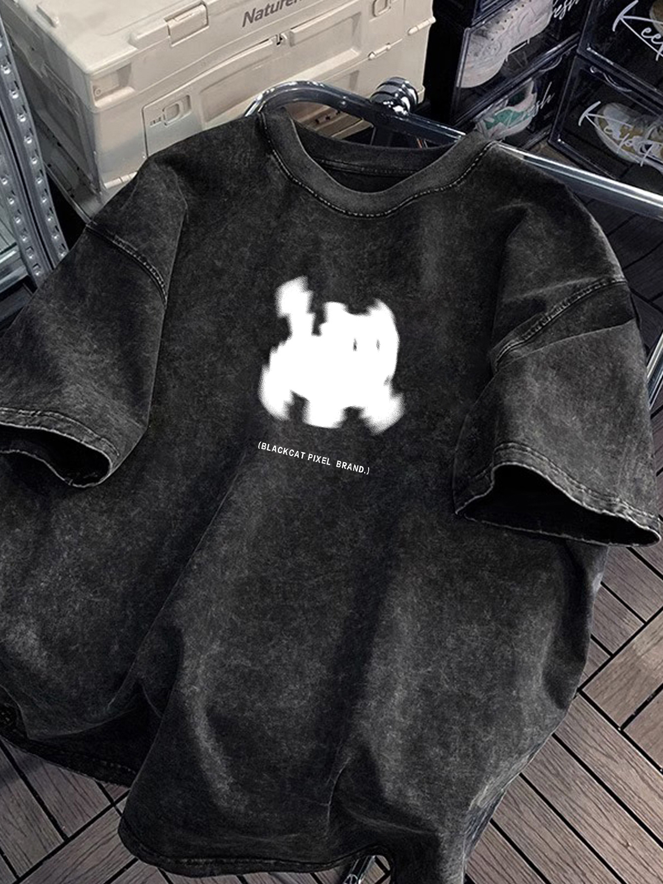 camiseta oversized vintage y2k mujer estampado Temu Spain - Main Image