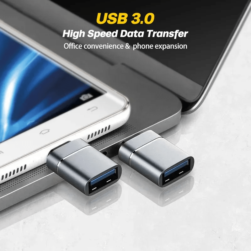 Liaoan Adaptateur USB C à Icro USB, 18w Charge Rapide, Pour Adaptateur