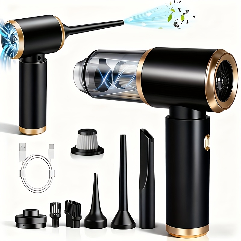 powerful cordless handheld vacuum cleaner with blow suction function usb rechargeable cordless mini vacuum suitable for home car office lightweight portable sweeper with filter dust cup blow sweep mode Product details 3