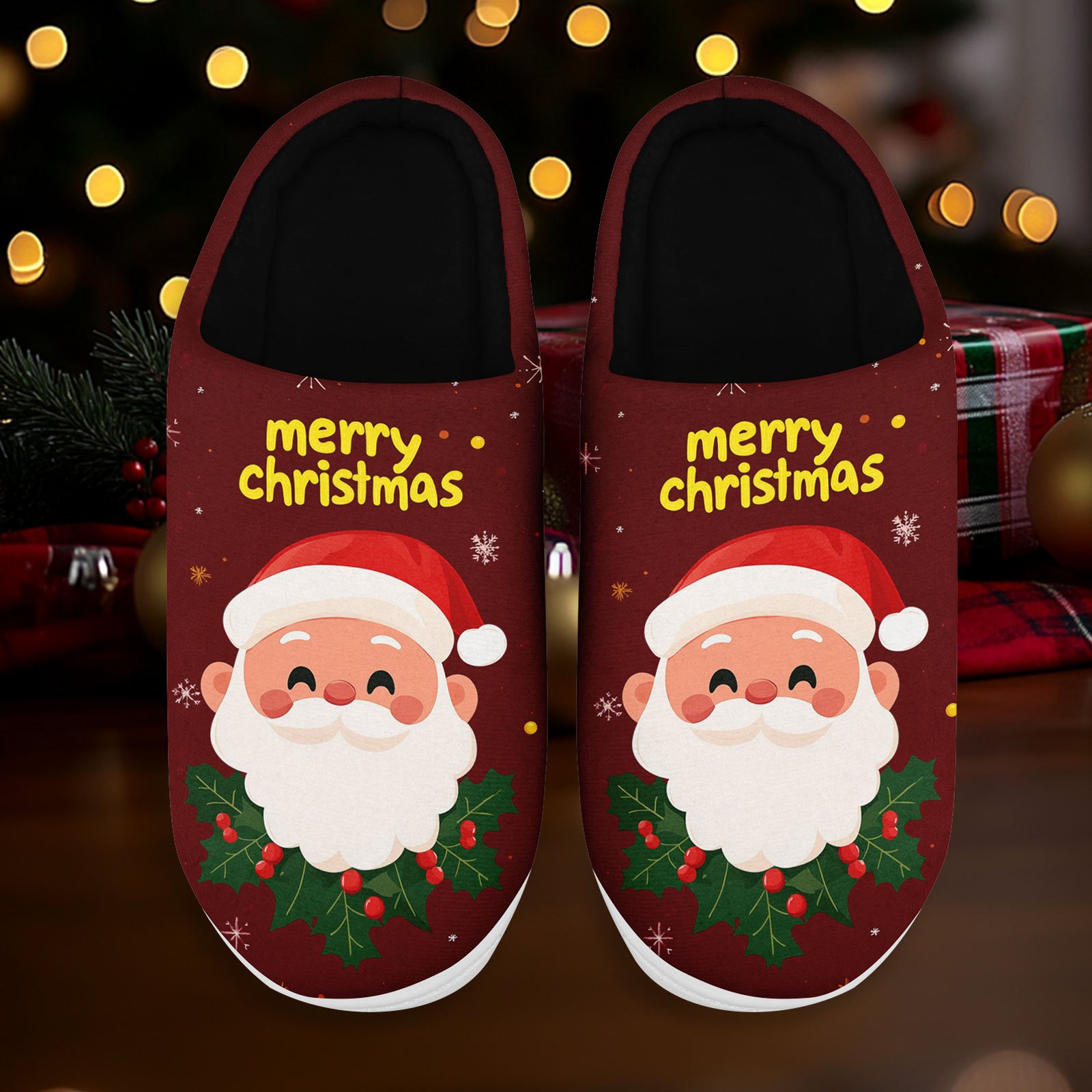 pantuflas navideñas hombre zapatillas casa papá noel sin Temu