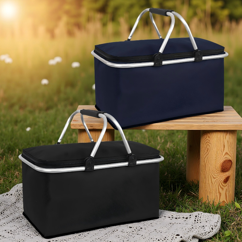 outdoor foldable solid color simple large capacity shopping - Temu