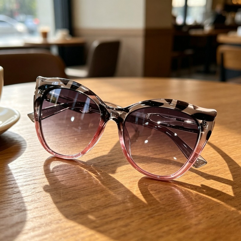 cat eye sunglasses sold on Temu United States