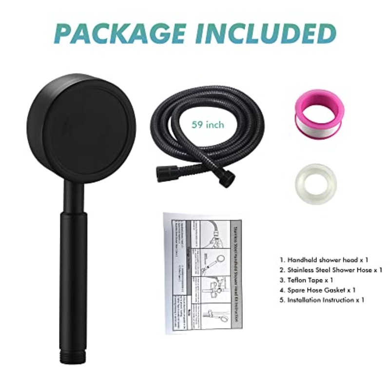Complete Metal Handheld Shower Head with Filter