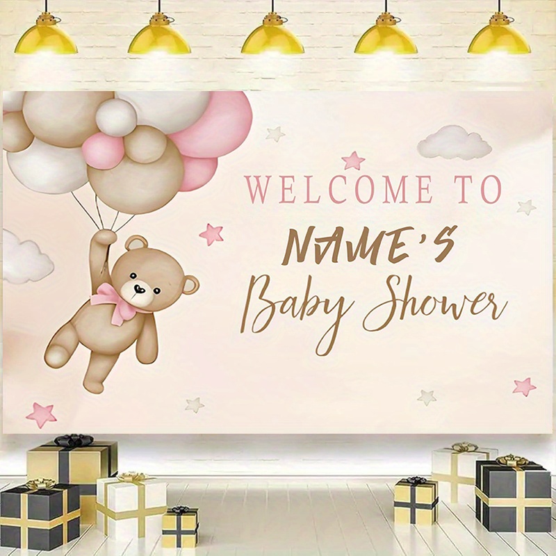 Bumble Bee & Blumen Personalisiertes Kinder Geburtstag Wimpelkette