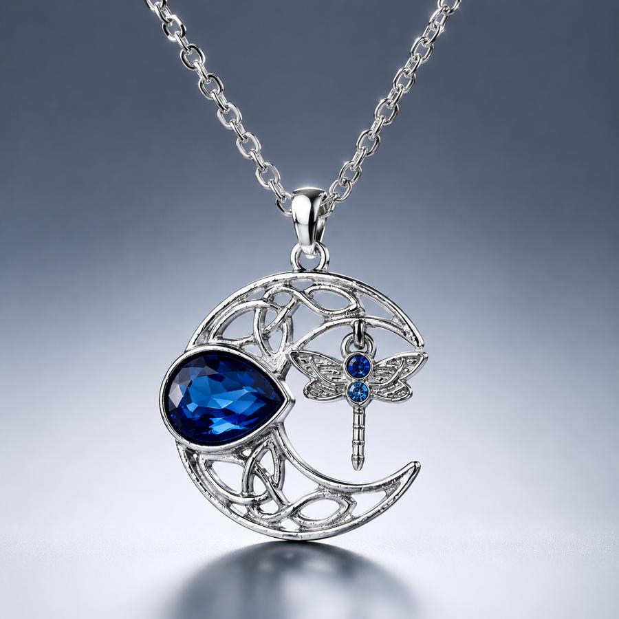 TEMU Collier à pendentif élégant et avec lune ajourée et , accessoire parfait pour Noël, Halloween, la Saint-Valentin, les anniversaires, , les fêtes