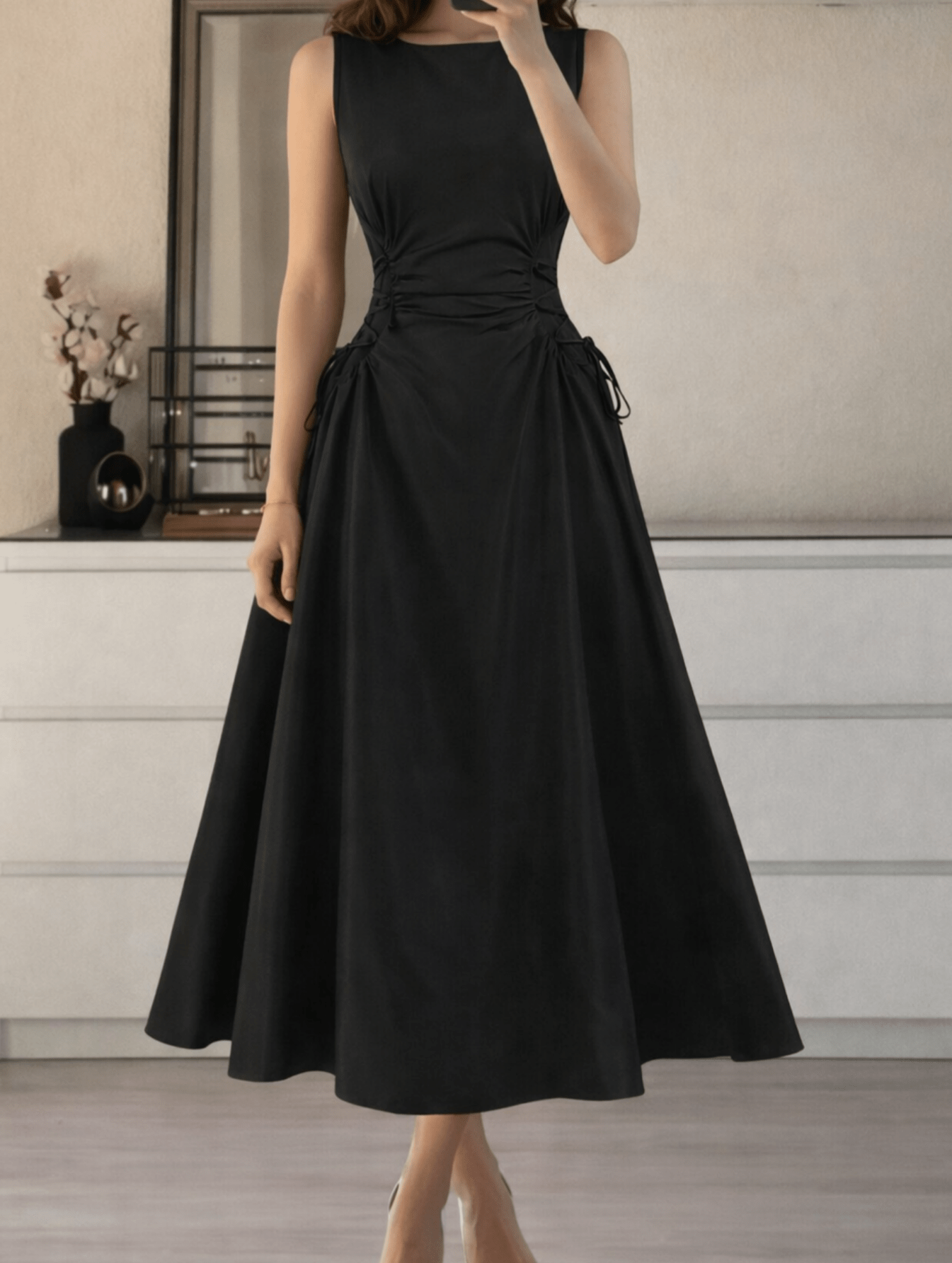 fit flare dresses sold on Temu United States