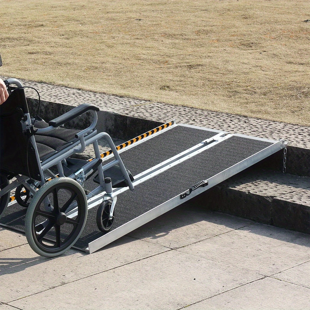 Multi Size Foldable Portable Wheelchair Ramp Suitable for Disabled Persons