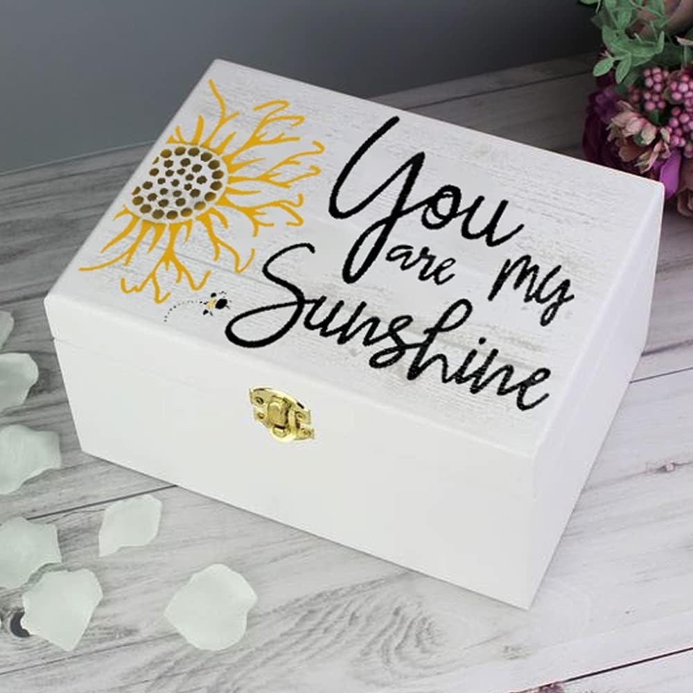 You Are My Sunshine Craft Template with Sunflower Design