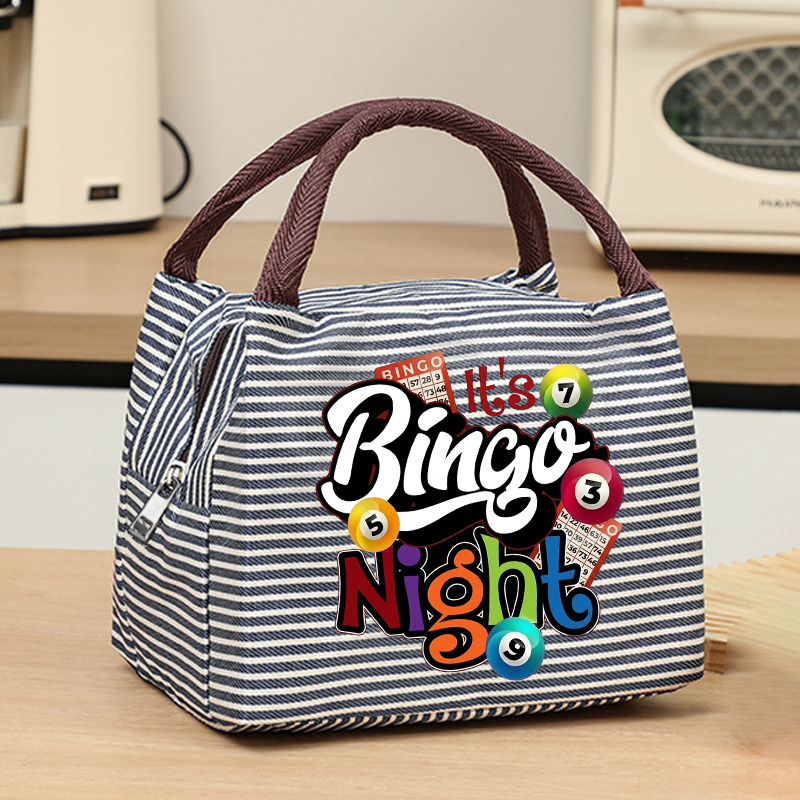 TEMU Fun Women's Tote Bag, Lightweight Portable Everyday Purse For Shopping & Travel, Bingo Player Game Lover Gift For Women Mom Grandma , Birthday