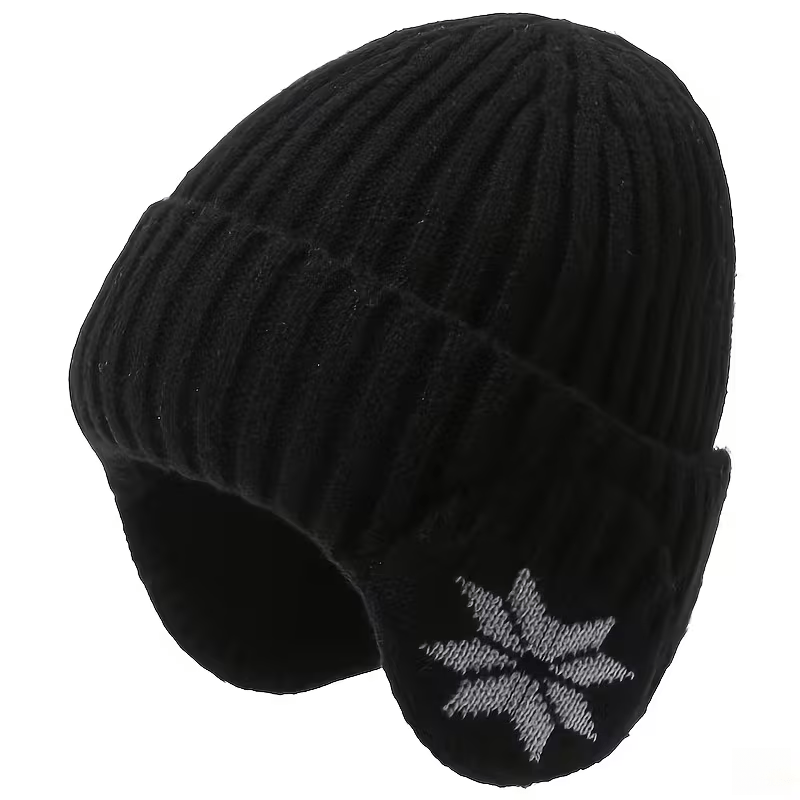 TEMU 1pc Chapeau d'hiver chaud en tricot polaire pour hommes et femmes, idéal pour les sports de
