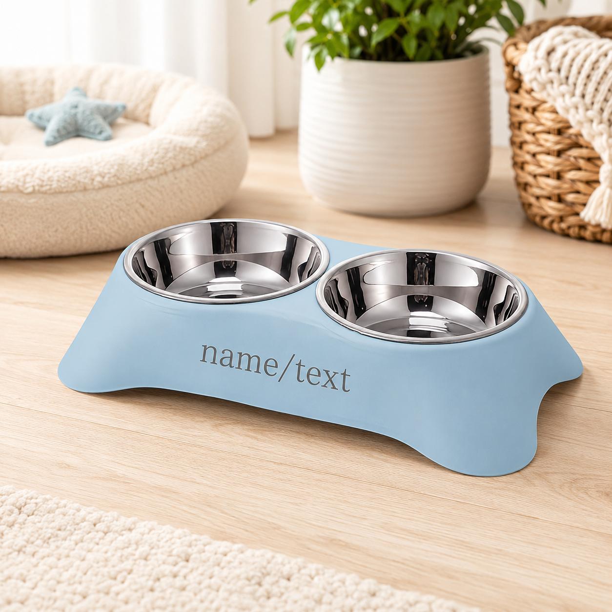Customized Dual-Purpose Pet Bowl for Eating and Drinking, Protects Neck