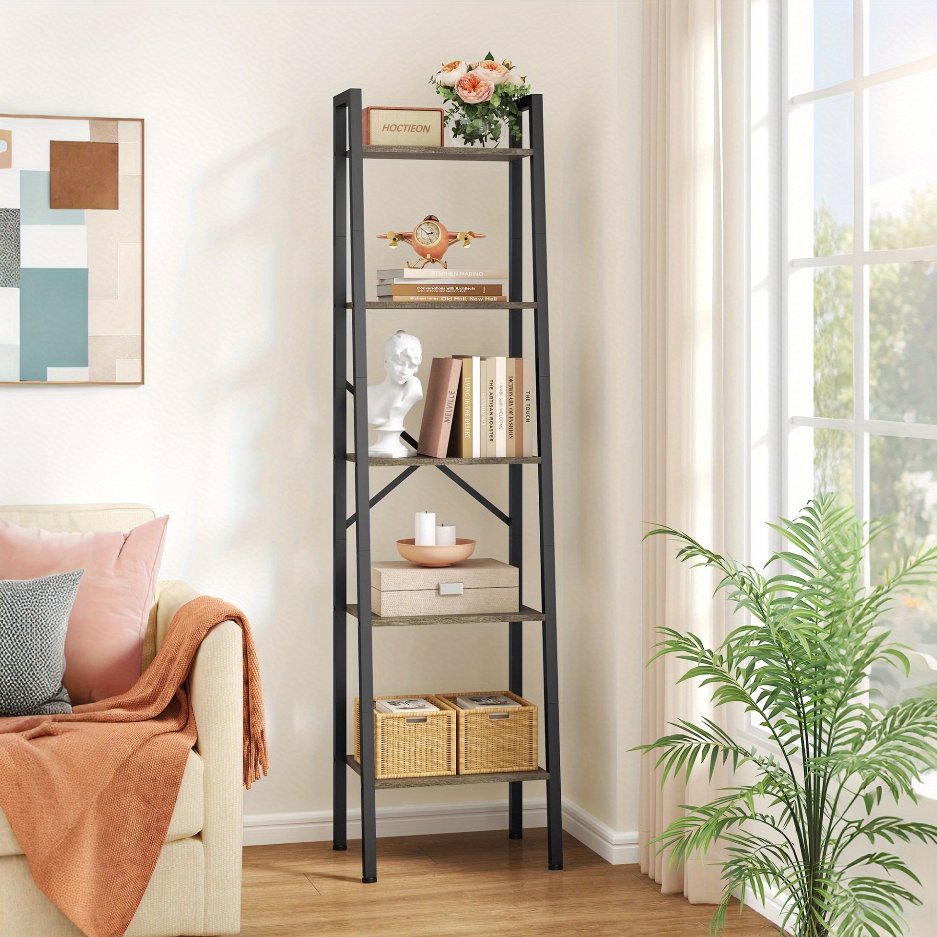 How to Decorate a Ladder Shelf in Living Room: Stylish Tips & Tricks
