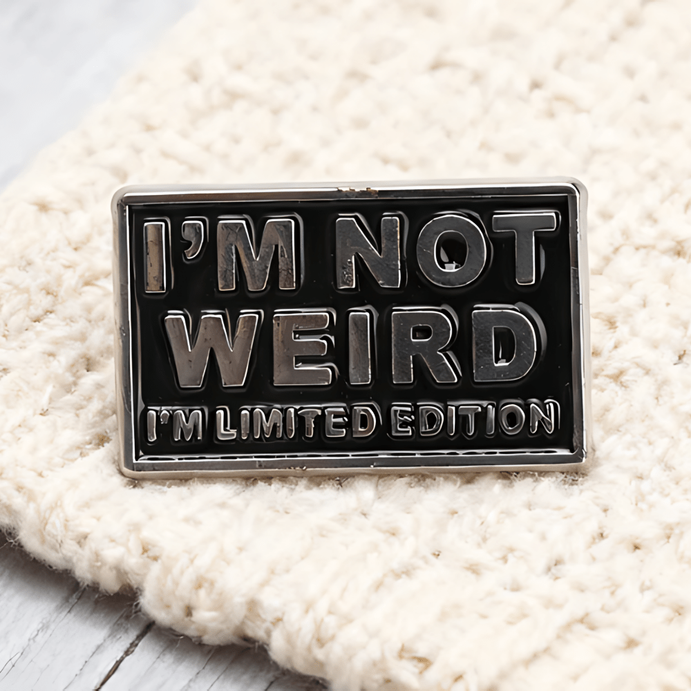", Not Odd." Self- Lapel Pin, Easy Badge, Fashionable And Stylish Versatile Accessory Pin For Shirts And Jackets, Ideal Gift For Men And Women